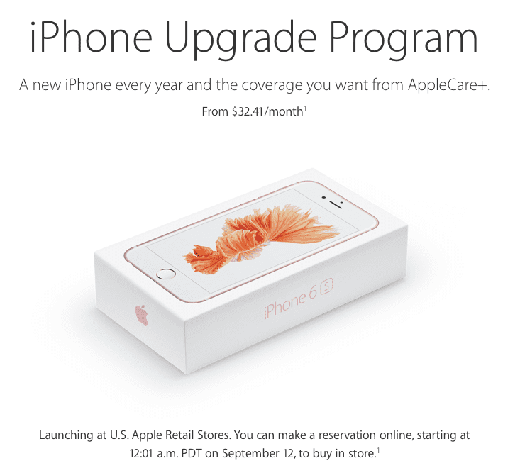 애플 2015, 아이폰 업그레이드 프로그램, 애플은 더 많은 고객을 원한다